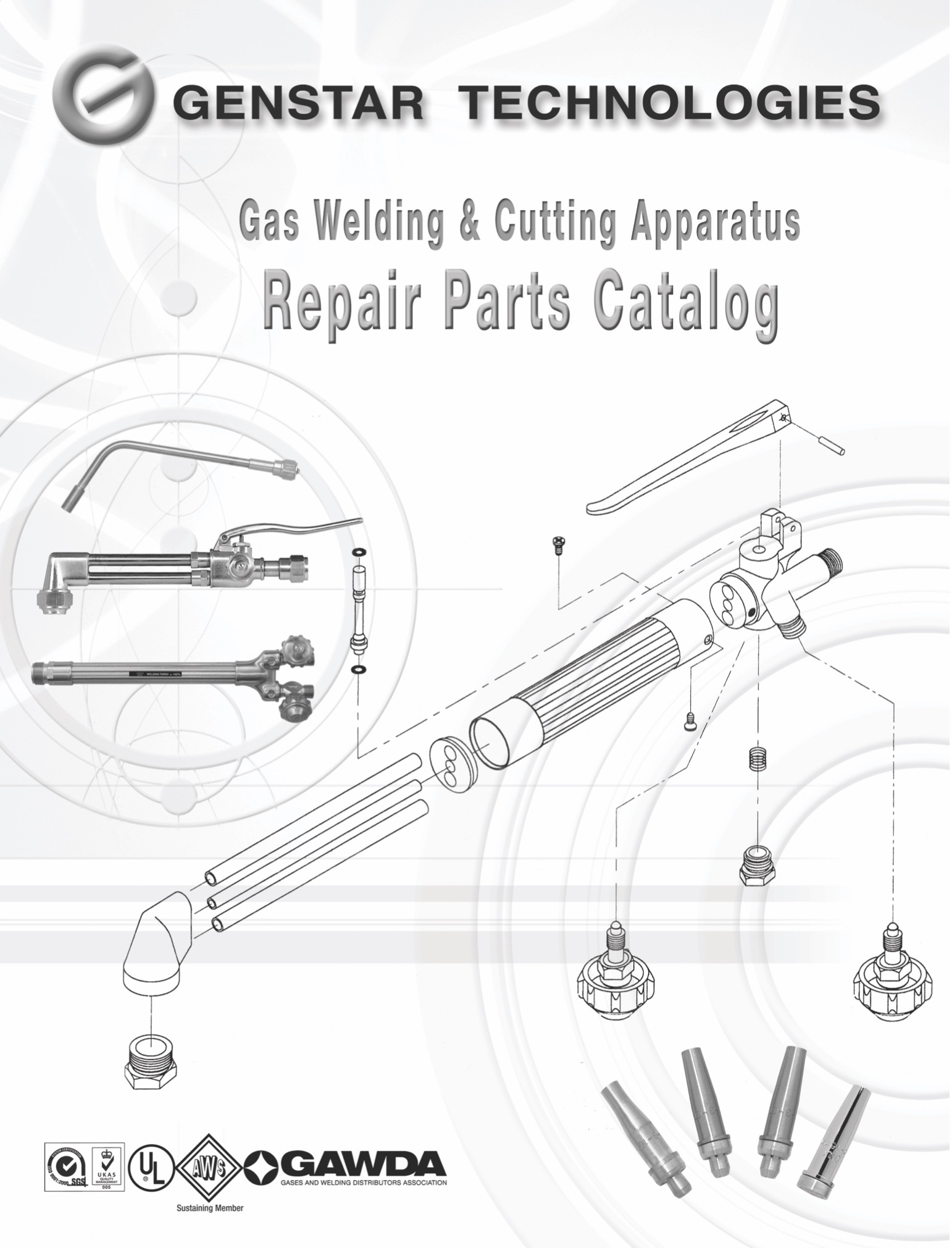 Gas Welding & Cutting Apparatus Repair Parts cover of catalog