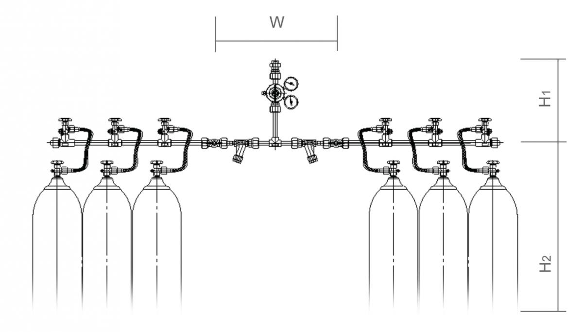 5300 series dual bank manifold