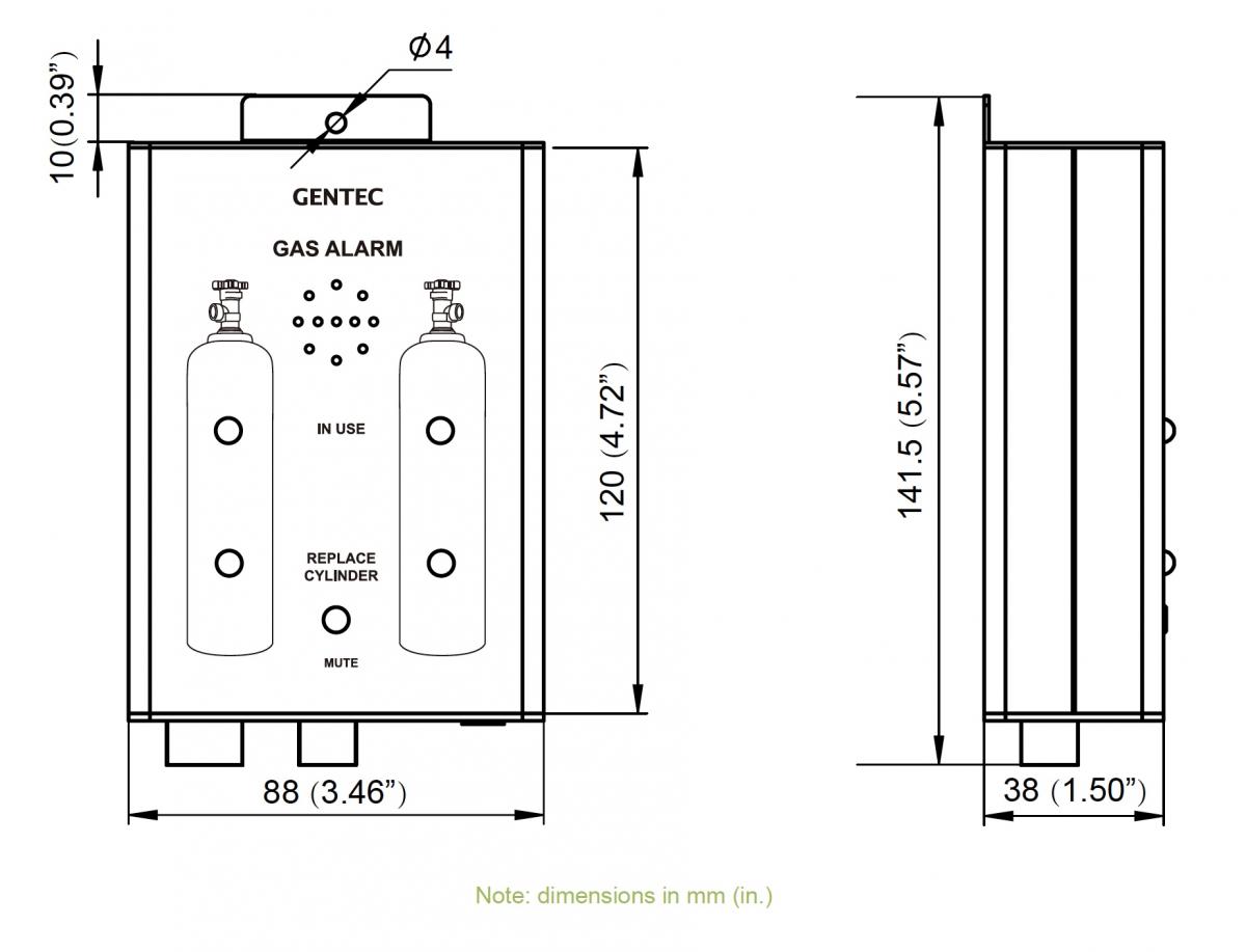 GAPW series dimensions